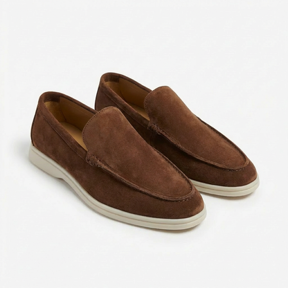 Alejandro | Men's Loafers with Visible Stitching and Contrasting Sole | Casual