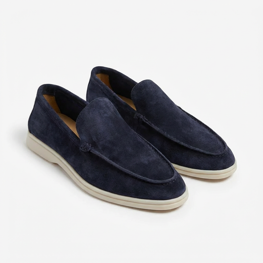 Alejandro | Men's Loafers with Visible Stitching and Contrasting Sole | Casual