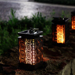 Solar Flame Lantern For Cozy Outdoor Lighting