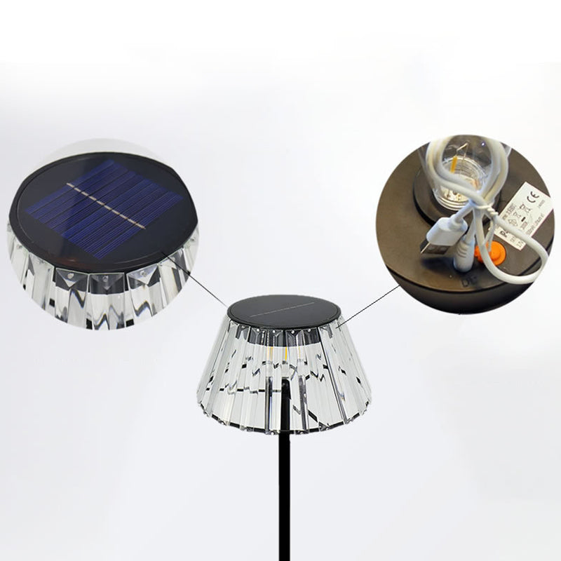Solar Outdoor Floor Lamp For Garden Glow