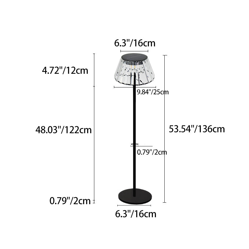 Solar Outdoor Floor Lamp For Garden Glow