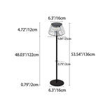 Solar Outdoor Floor Lamp For Garden Glow