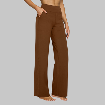Women's High-Waisted Pants | Wide & Comfortable for Everyday