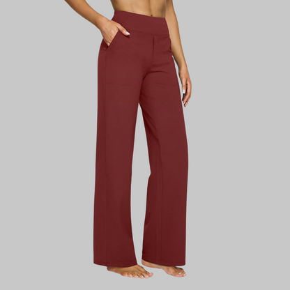 Women's High-Waisted Pants | Wide & Comfortable for Everyday