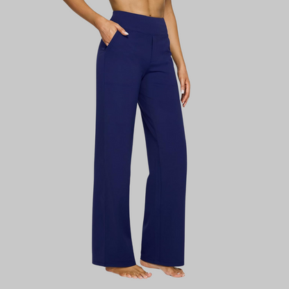 Women's High-Waisted Pants | Wide & Comfortable for Everyday