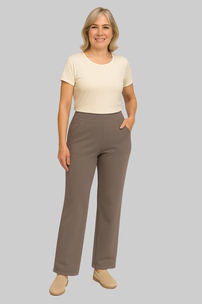 Women's High-Waisted Pants | Wide & Comfortable for Everyday