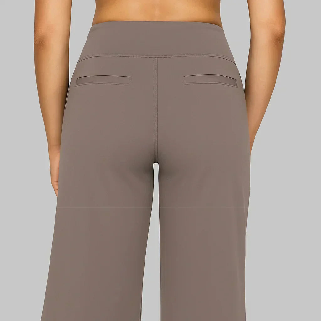 Women's High-Waisted Pants | Wide & Comfortable for Everyday