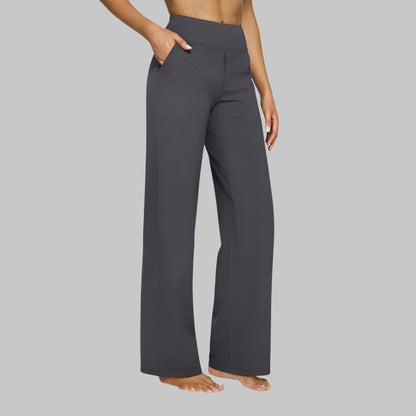 Women's High-Waisted Pants | Wide & Comfortable for Everyday