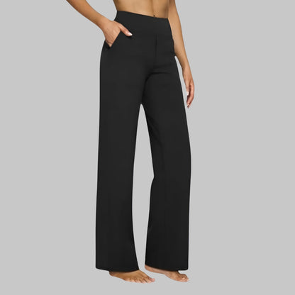 Women's High-Waisted Pants | Wide & Comfortable for Everyday