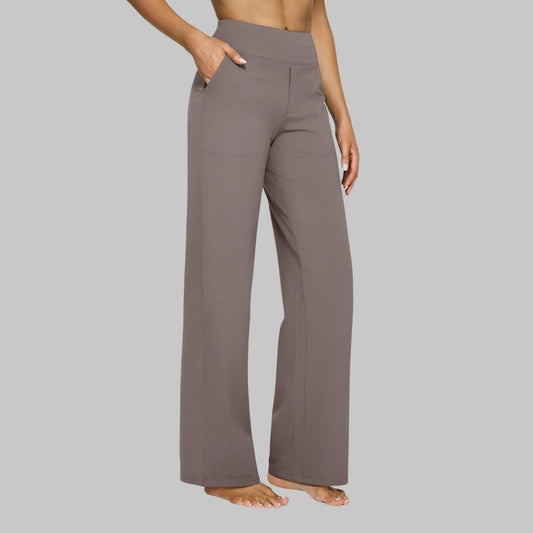 Women's High-Waisted Pants | Wide & Comfortable for Everyday