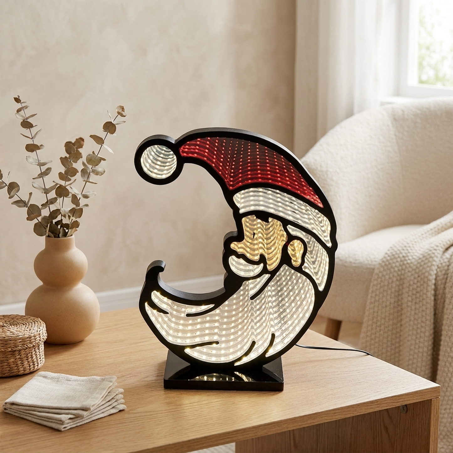 LISTINGOPT::pluxira::3d-santa-infinity-light-for-festive-glow::01-hero