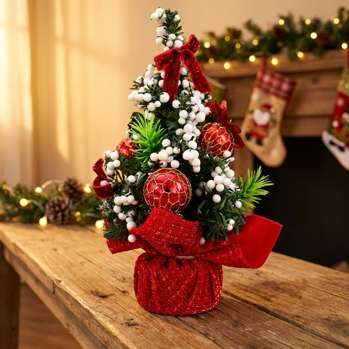 LISTINGOPT::pluxira::christmas-tree-table-decor-set-for-festive-charm::variant-unique-f7826a9ae9f024