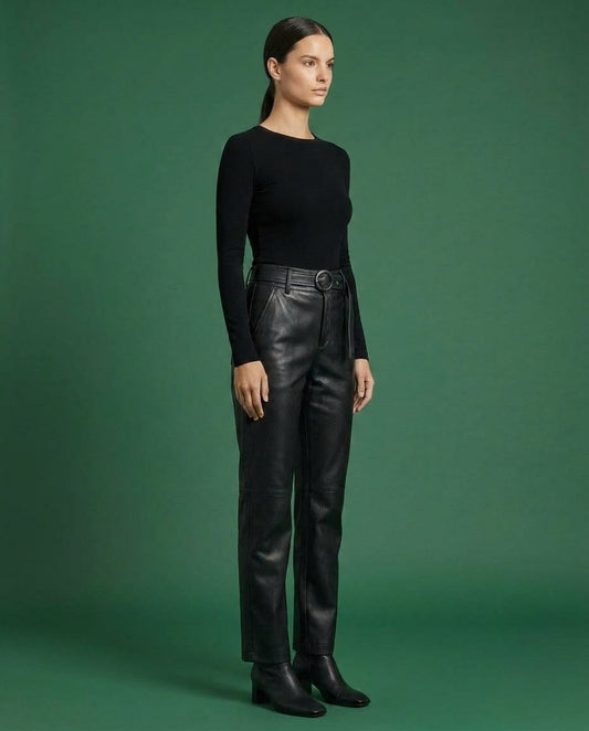 LISTINGOPT::pluxira::luxpant-women-s-sheepskin-leather-pants-with-clean-straight-leg-fit::02-side