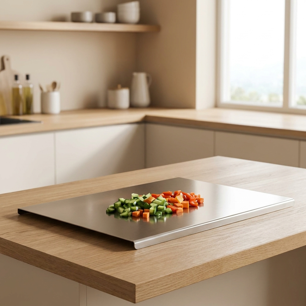 LISTINGOPT::pluxira::stainless-steel-cutting-board-for-cleaner-prep::01-hero