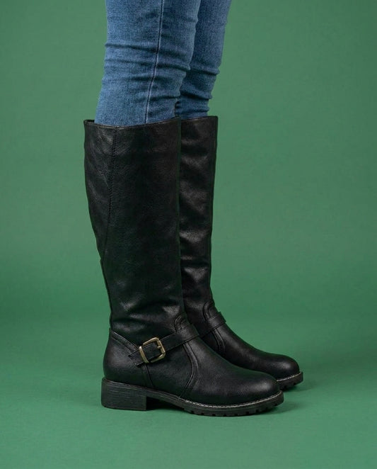 LISTINGOPT::pluxira::womens-orthopedic-buckle-leather-boots::02-side