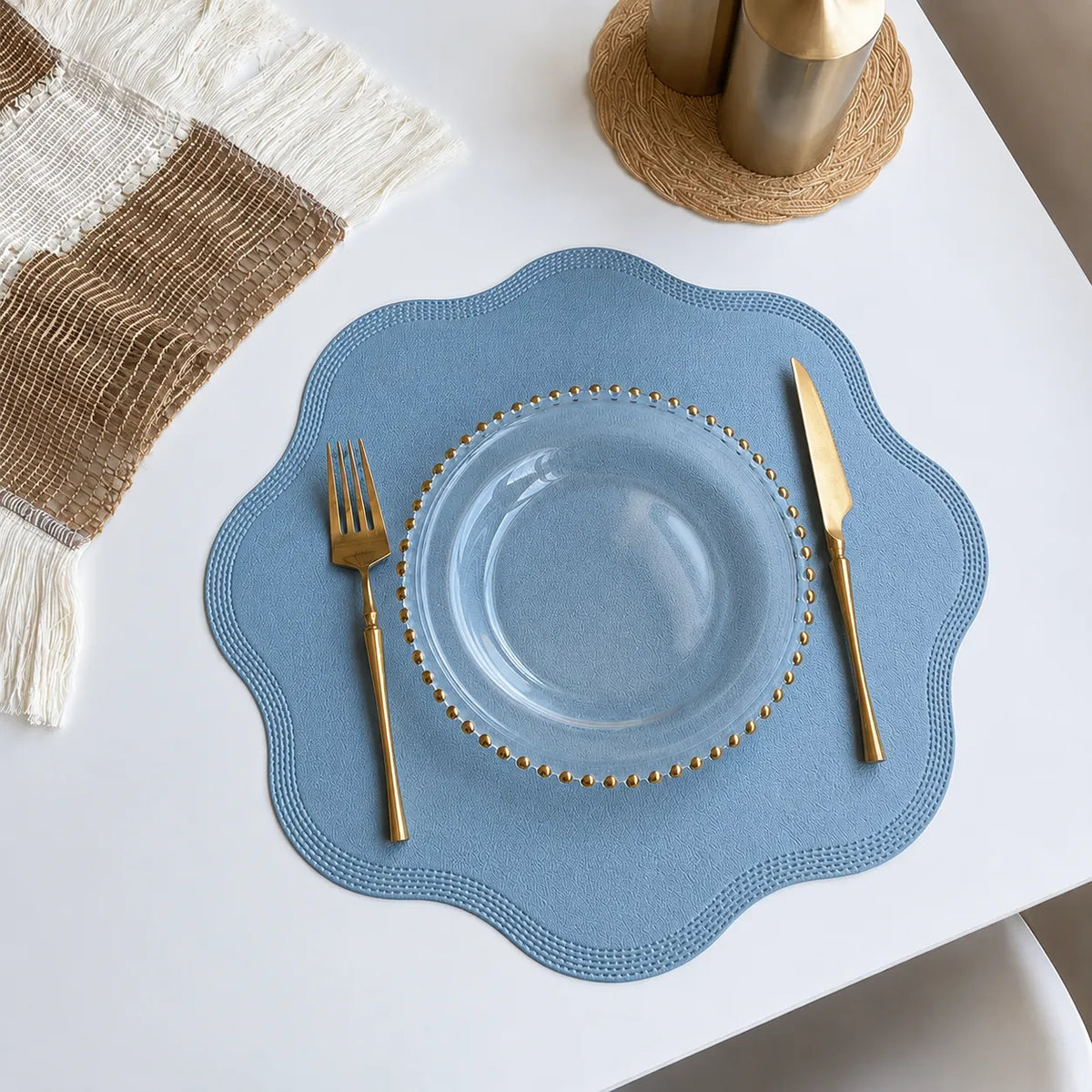 Floral Table Placemats That Wipe Clean