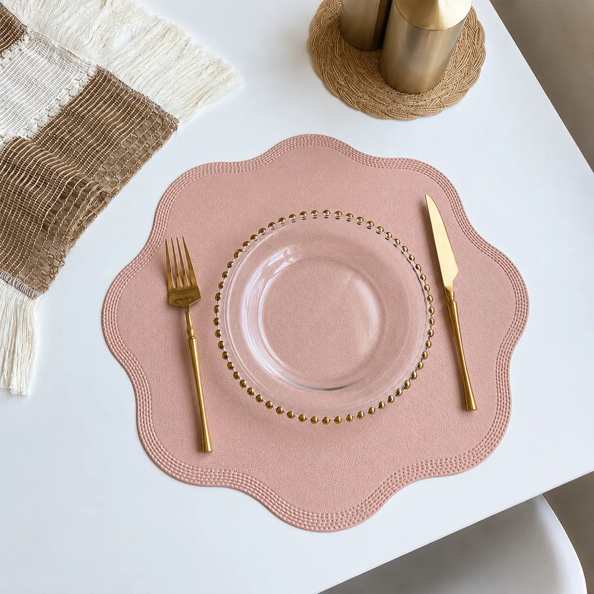 Floral Table Placemats That Wipe Clean