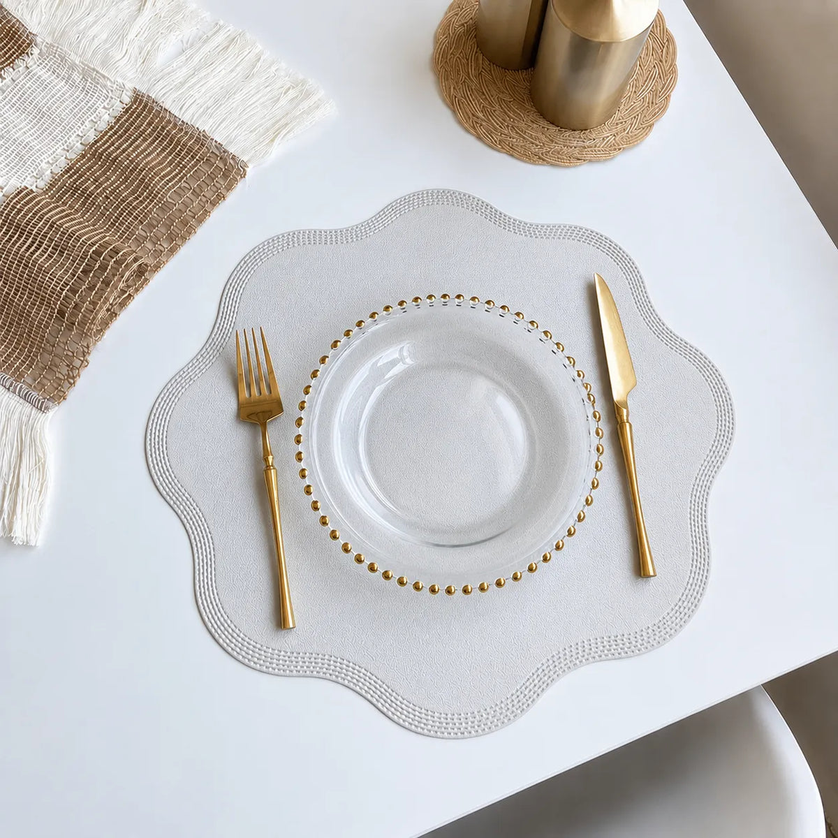 Floral Table Placemats That Wipe Clean