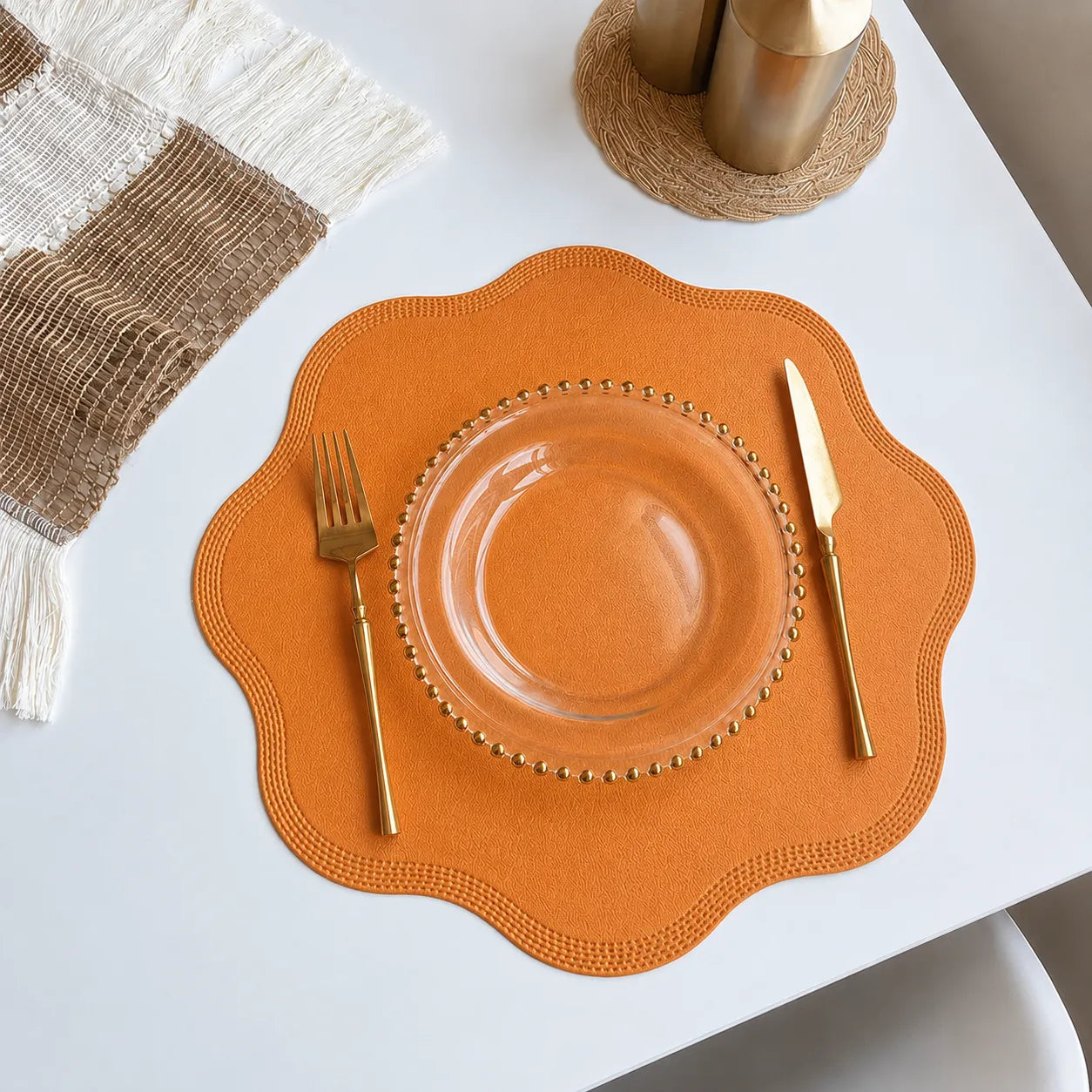 Floral Table Placemats That Wipe Clean