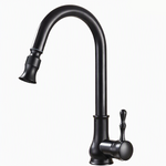 Rubinetto da Cucina in Bronzo Antico per Risciacquo Facile