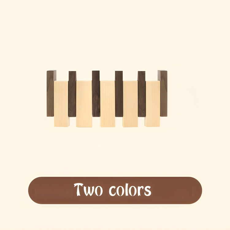 Piano Key Hook Rack For Tidy Entryways