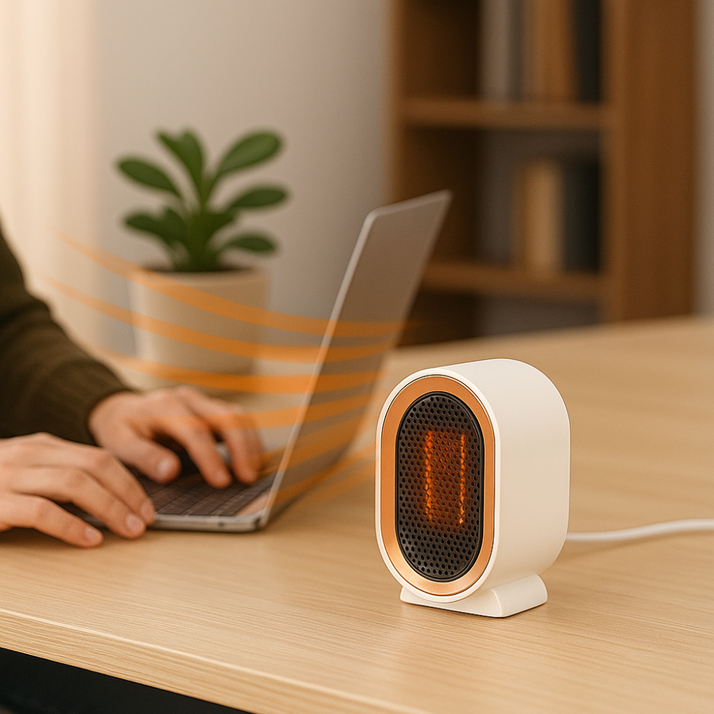 Portable Ceramic Table Heater For Cozy Rooms