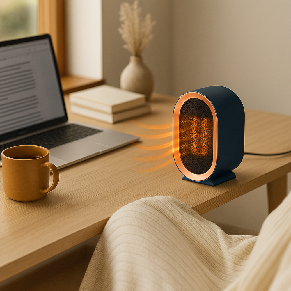 Portable Ceramic Table Heater For Cozy Rooms