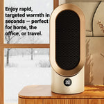 Compact Space Heater For Quiet Room Warmth