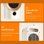 Compact Space Heater For Quiet Room Warmth