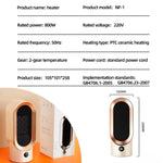 Compact Space Heater For Quiet Room Warmth