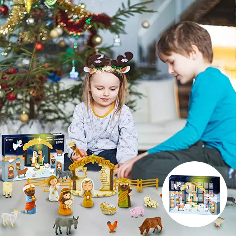 Nativity Advent Calendar For Family Countdown