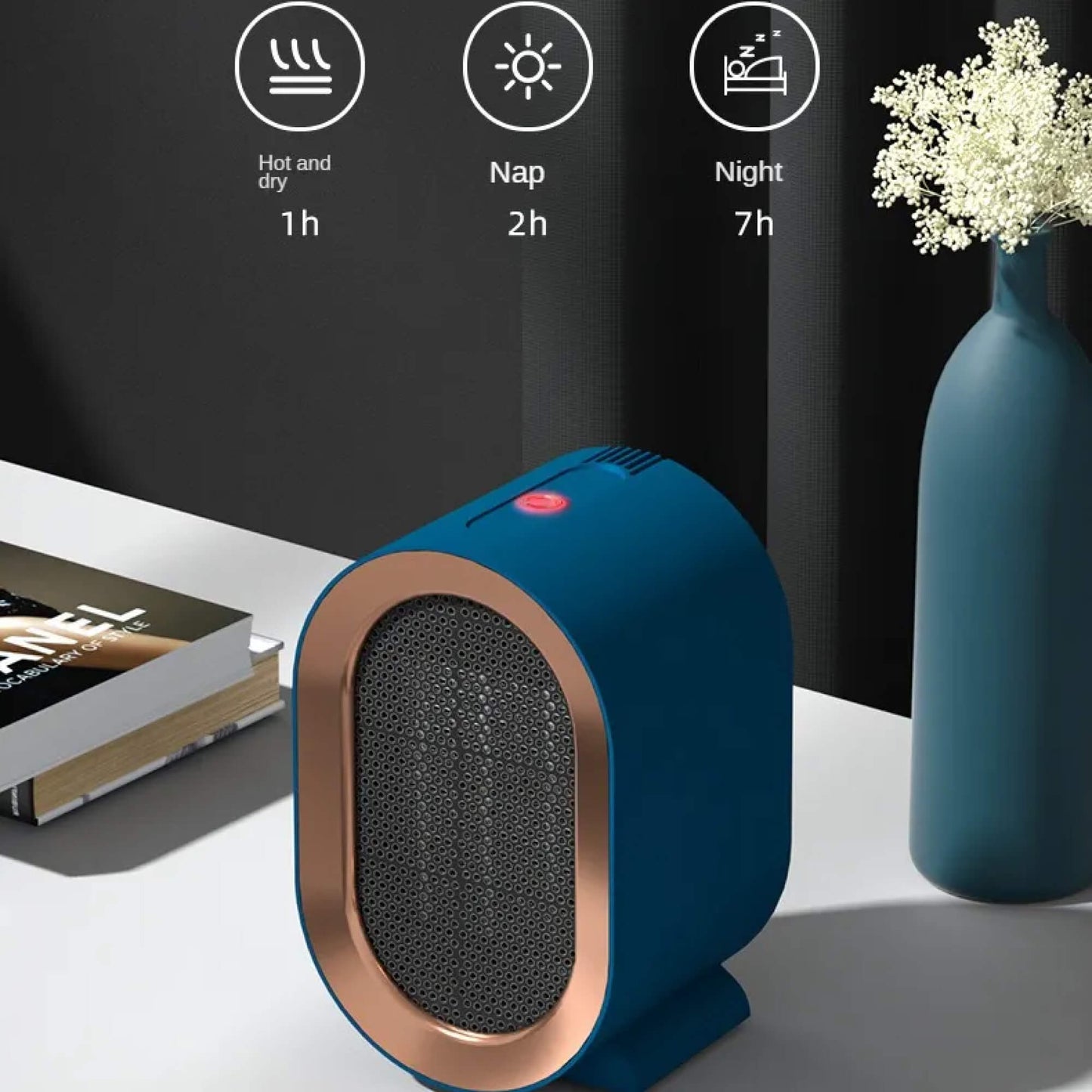 Portable Ceramic Table Heater For Cozy Rooms