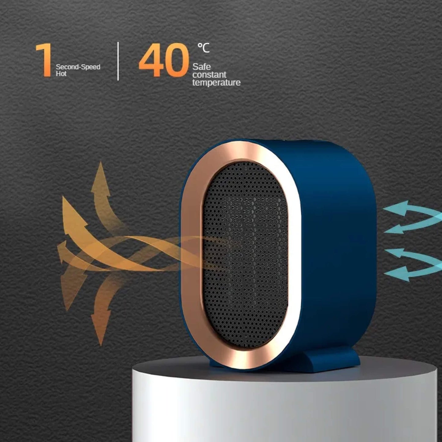 Portable Ceramic Table Heater For Cozy Rooms