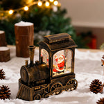 Christmas Train Lights With Snowfall Glow