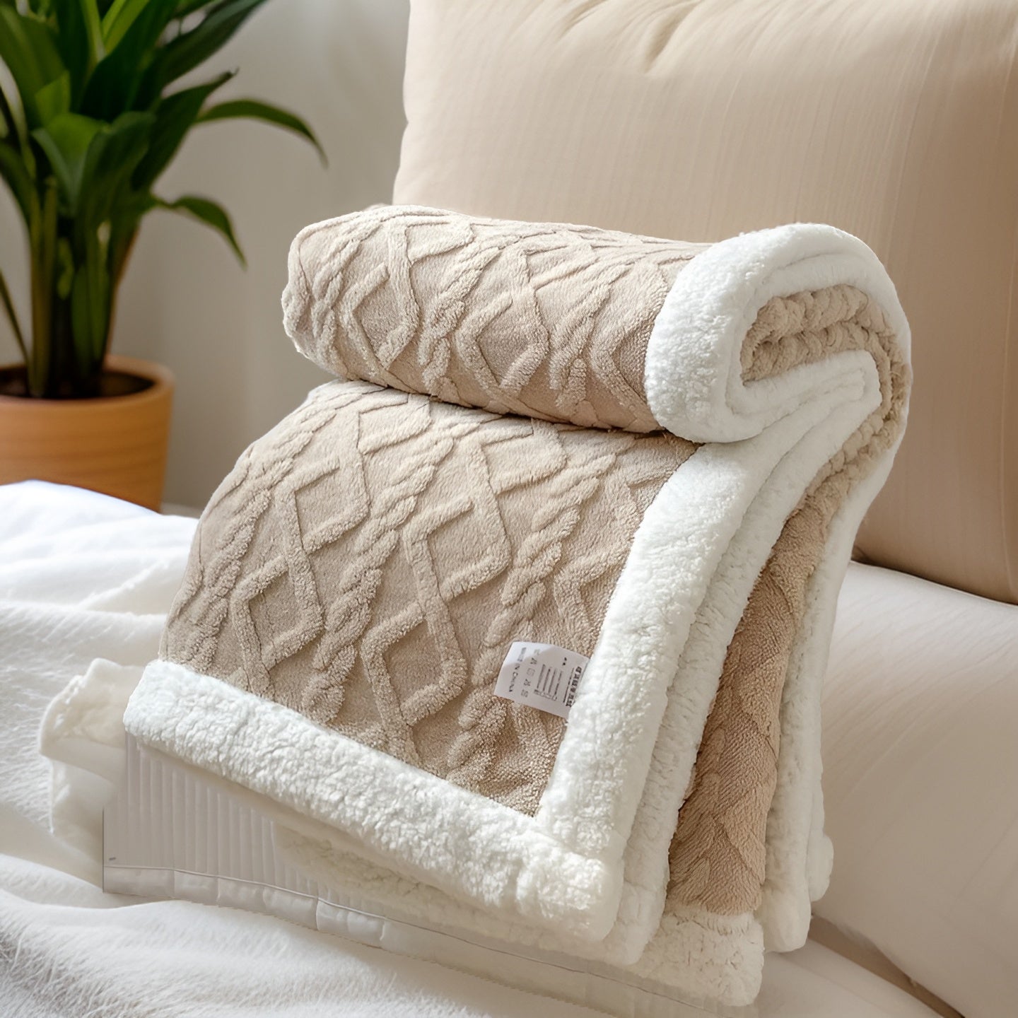 Reversible Fleece Blanket For Cozy Everyday Warmth