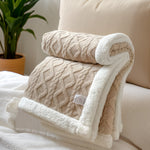 Reversible Fleece Blanket For Cozy Everyday Warmth