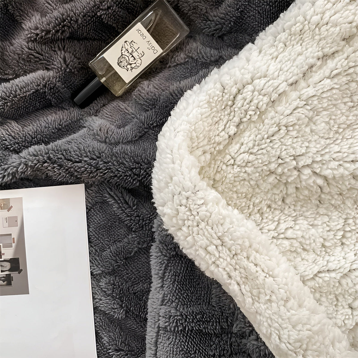 Reversible Fleece Blanket For Cozy Everyday Warmth