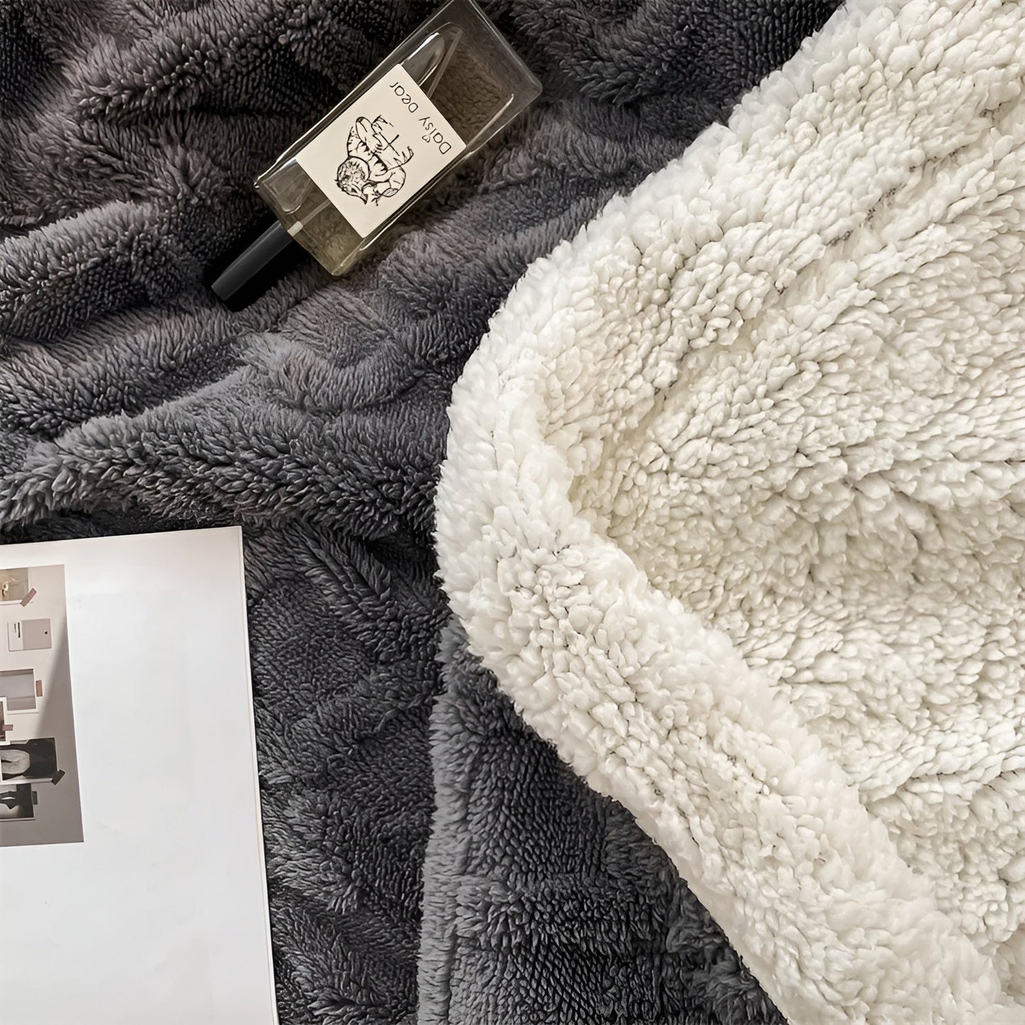 Reversible Fleece Blanket For Cozy Everyday Warmth