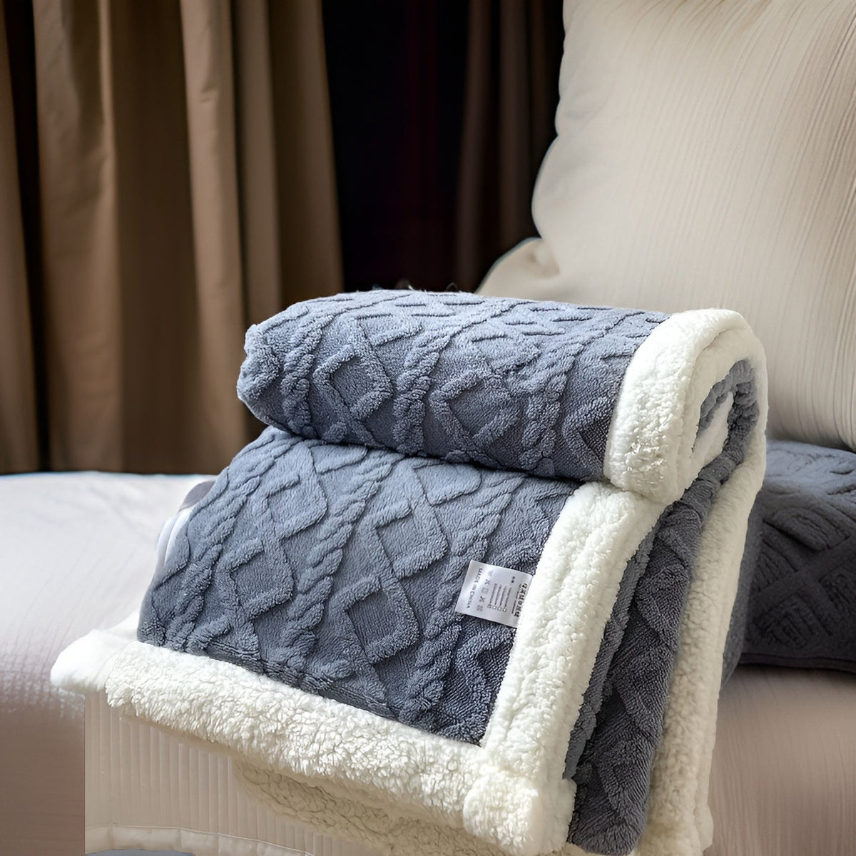 Reversible Fleece Blanket For Cozy Everyday Warmth