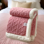 Reversible Fleece Blanket For Cozy Everyday Warmth