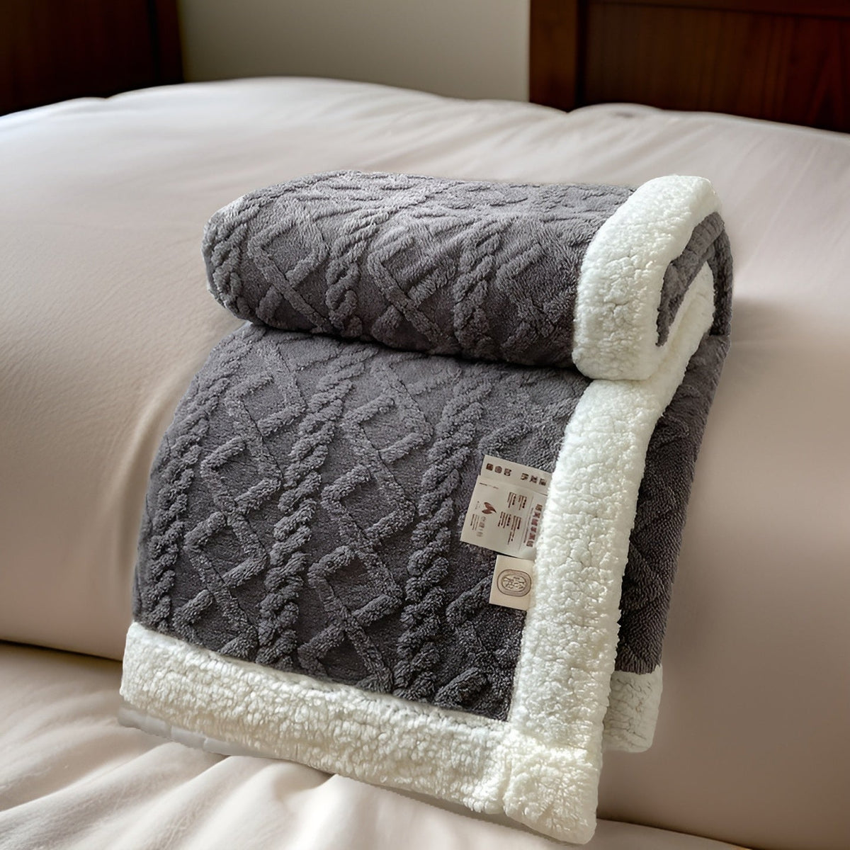 Reversible Fleece Blanket For Cozy Everyday Warmth