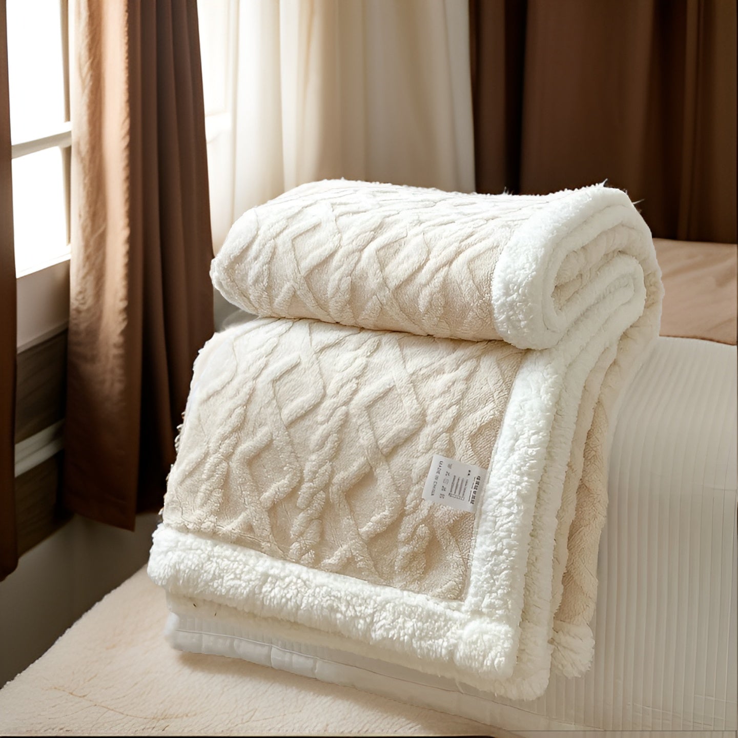 Reversible Fleece Blanket For Cozy Everyday Warmth