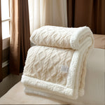 Reversible Fleece Blanket For Cozy Everyday Warmth