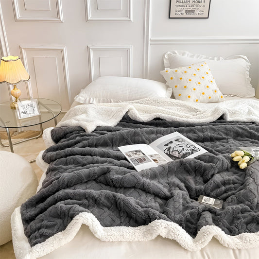 Reversible Fleece Blanket For Cozy Everyday Warmth