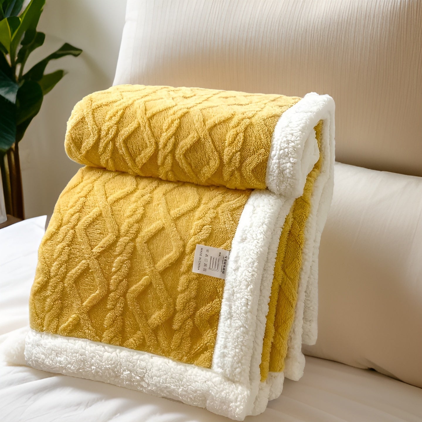 Reversible Fleece Blanket For Cozy Everyday Warmth