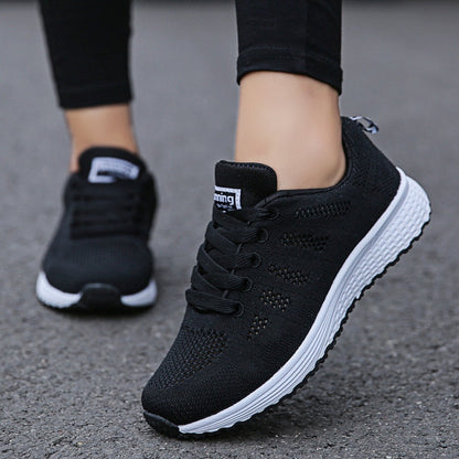 Women's Mesh Sneakers Athletic Lace-Up