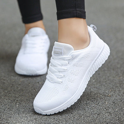 Women's Mesh Sneakers Athletic Lace-Up