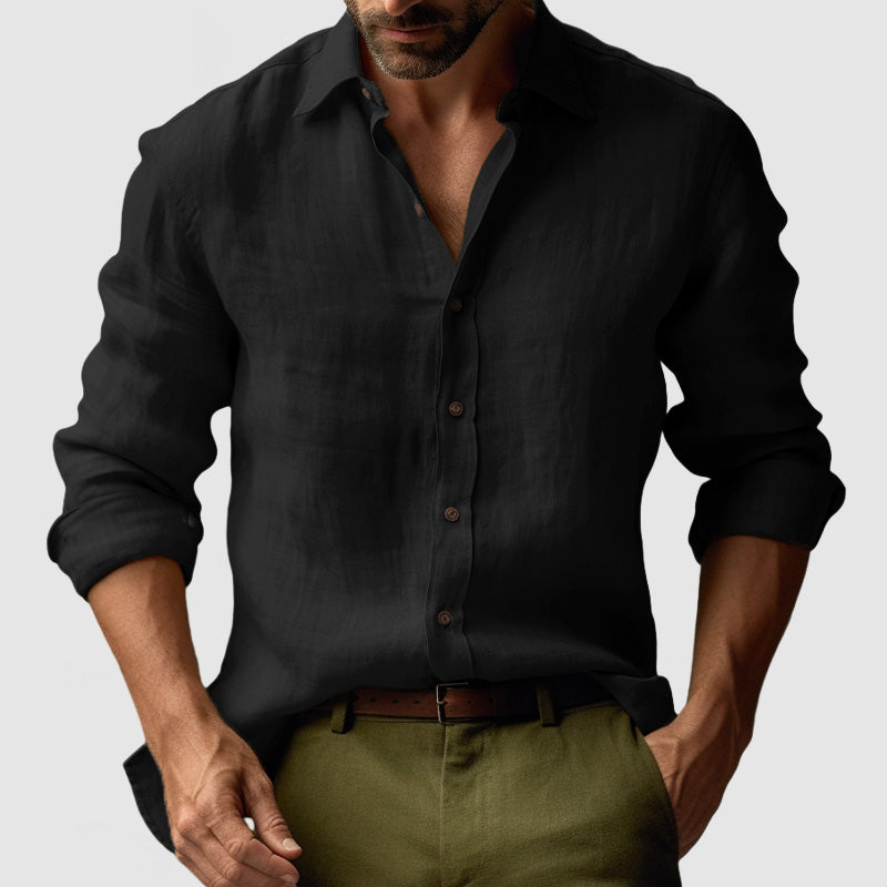 Dylan | Men’s Classic Vintage Shirt with Button Front
