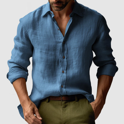 Dylan | Men’s Classic Vintage Shirt with Button Front