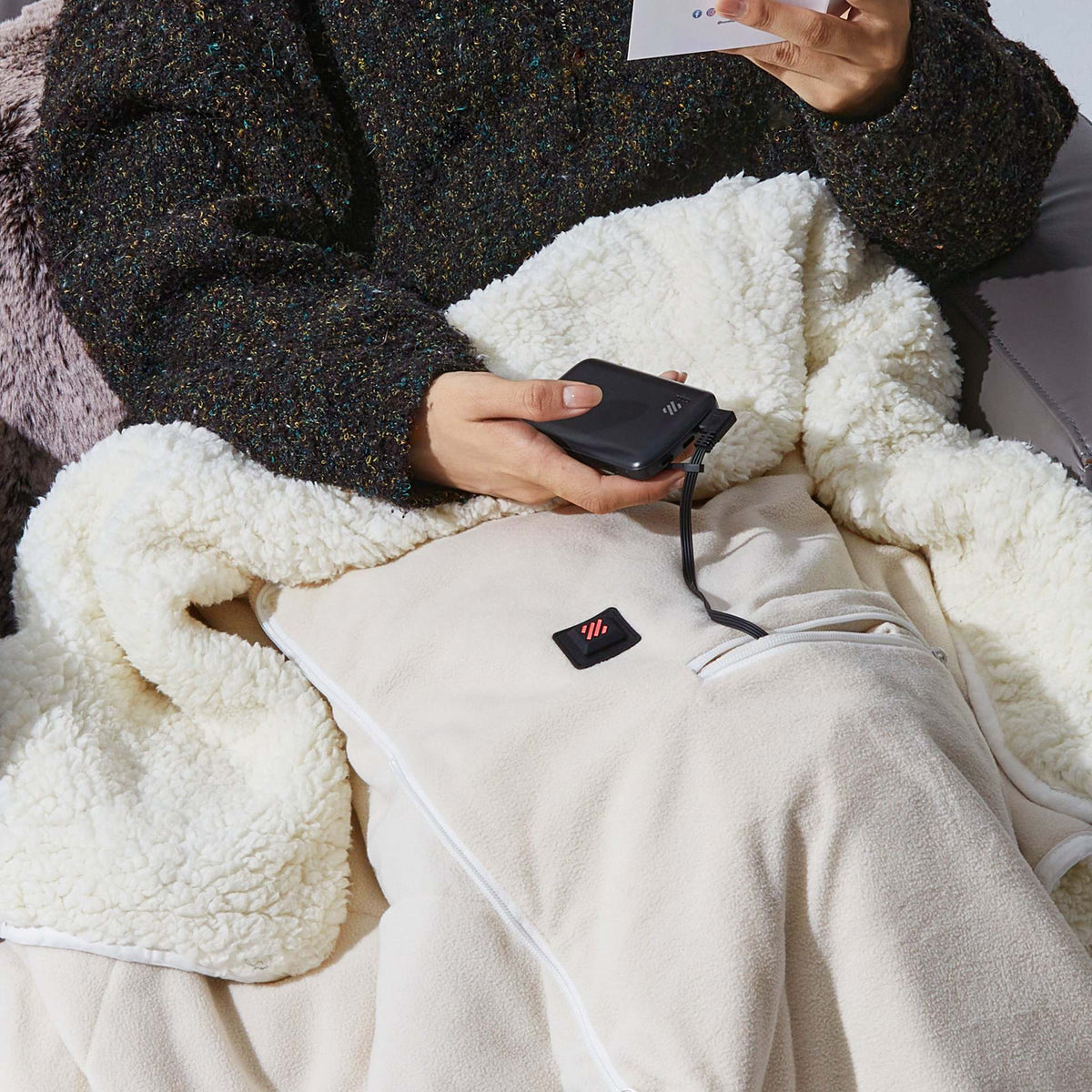 Heated Snuggle Blanket For Cozy Evenings